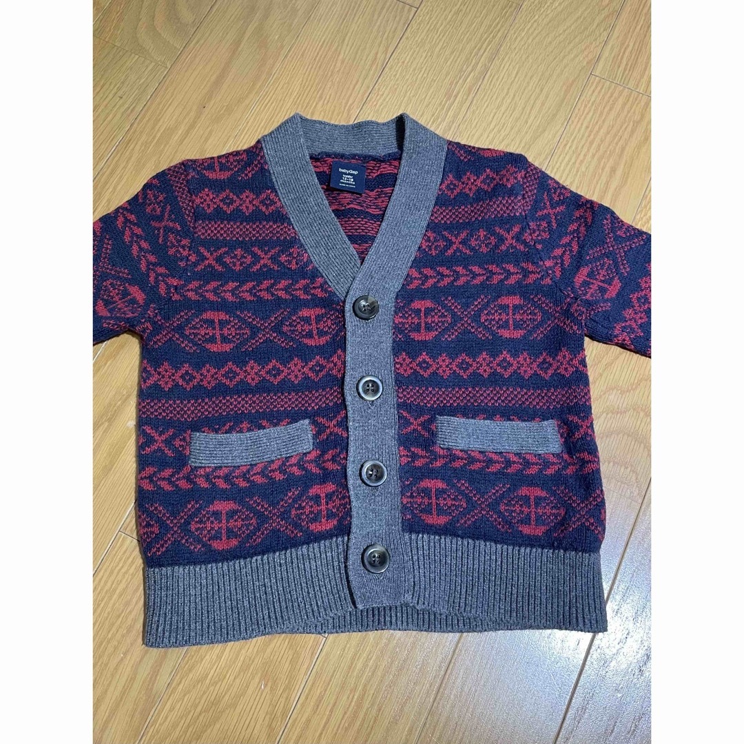 babyGAP(ベビーギャップ)のbaby Gap ニットカーディガン キッズ/ベビー/マタニティのベビー服(~85cm)(カーディガン/ボレロ)の商品写真