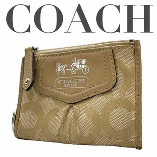 コーチ(COACH)のCOACH コーチ 小銭入れ　小物入れ　キーホルダー　コインケース　シグネチャー(コインケース)