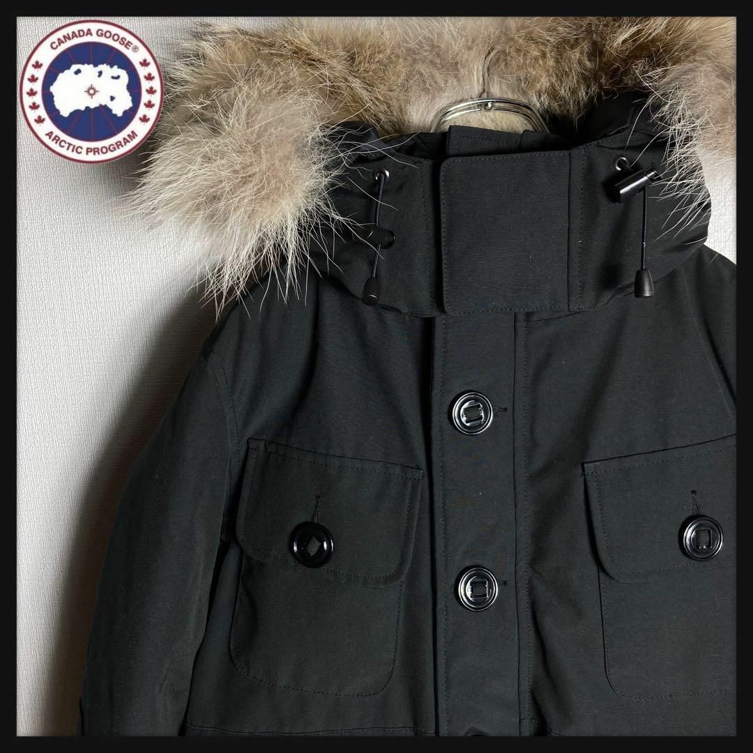 CANADA GOOSE(カナダグース)の【極美品】カナダグース　ラッセルファー　ダウンジャケット　ブラック　2301JM メンズのジャケット/アウター(ダウンジャケット)の商品写真