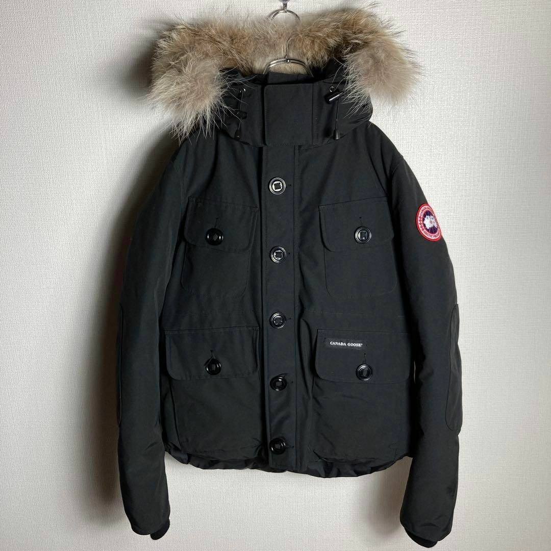 CANADA GOOSE(カナダグース)の【極美品】カナダグース　ラッセルファー　ダウンジャケット　ブラック　2301JM メンズのジャケット/アウター(ダウンジャケット)の商品写真