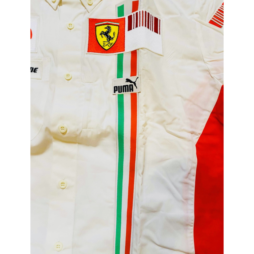 Ferrari(フェラーリ)の超レア　新品未使用　非売品　スクーデリアフェラーリF1専用シャツ エンタメ/ホビーのコレクション(その他)の商品写真