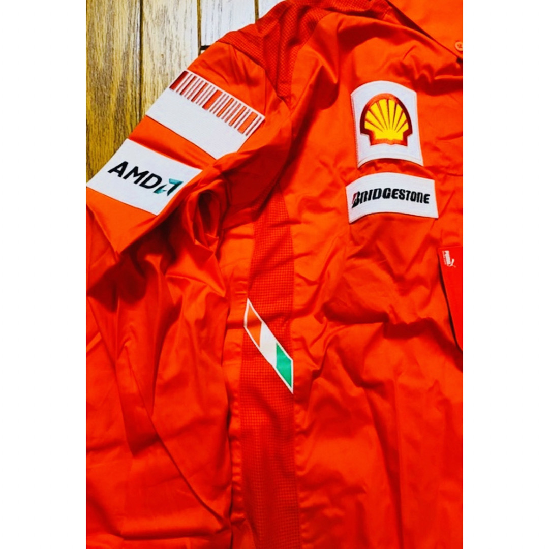 Ferrari(フェラーリ)のハマ様専用　超レア　新品未使用　非売品　スクーデリアフェラーリF1専用シャツ エンタメ/ホビーのコレクション(その他)の商品写真