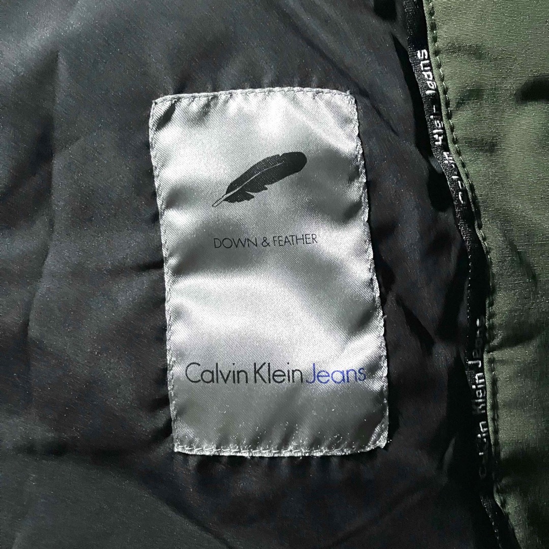 Calvin Klein(カルバンクライン)のCalvin Klein Jeans フーディー　ダウンコート　レディース　S レディースのジャケット/アウター(モッズコート)の商品写真