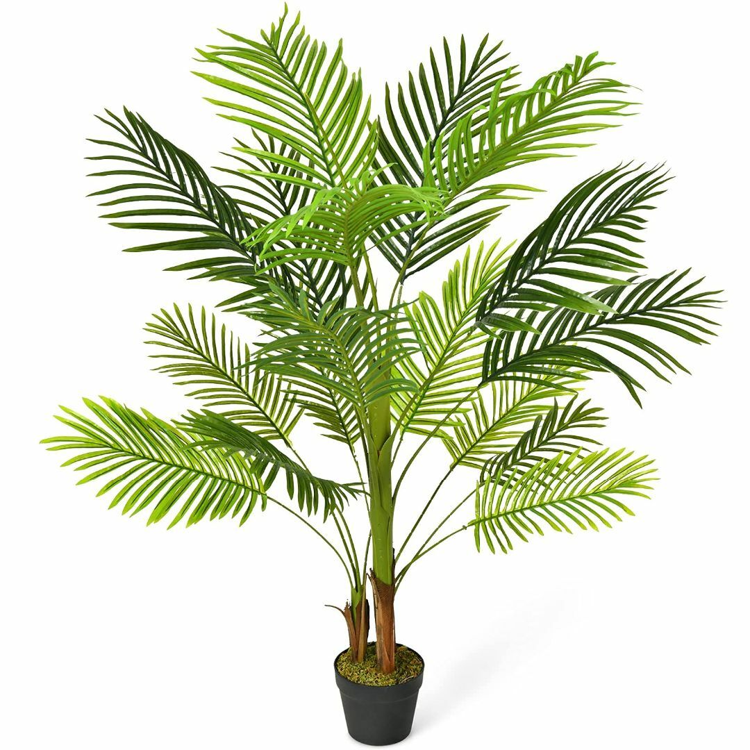 TANGKULA 人工 観葉植物 130cm フェイク 大型 フェイクグリーン