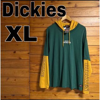 ディッキーズ(Dickies)のディッキーズ　レイヤード　パーカー　ロンt(パーカー)