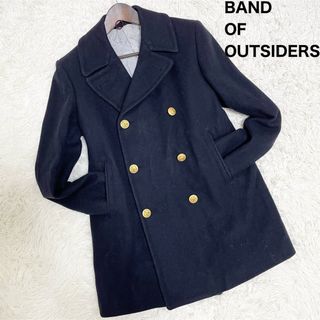 BAND OF OUTSIDERS - 【希少品☆】バンドオブアウトサイダーズ　ピーコート　ネイビー　M 金ボタン