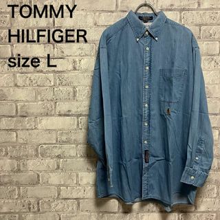 トミーヒルフィガー(TOMMY HILFIGER)の希少【TOMMY HILFIGER】 トミー 長袖シャツ ビックサイズ お洒落(シャツ)