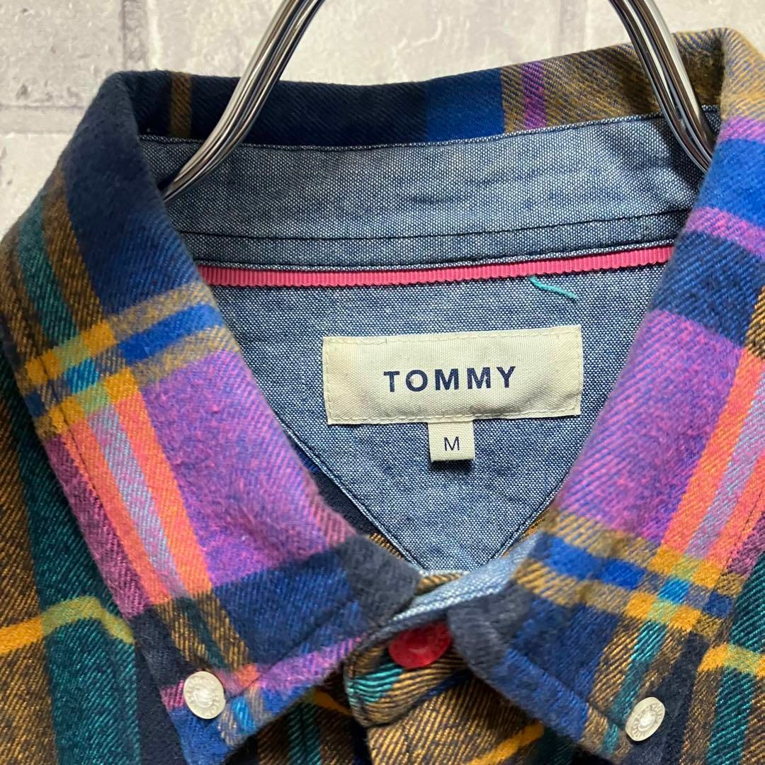 TOMMY(トミー)の奇抜【TOMMY】トミー チェックシャツ 長袖シャツ お洒落 メンズのトップス(シャツ)の商品写真