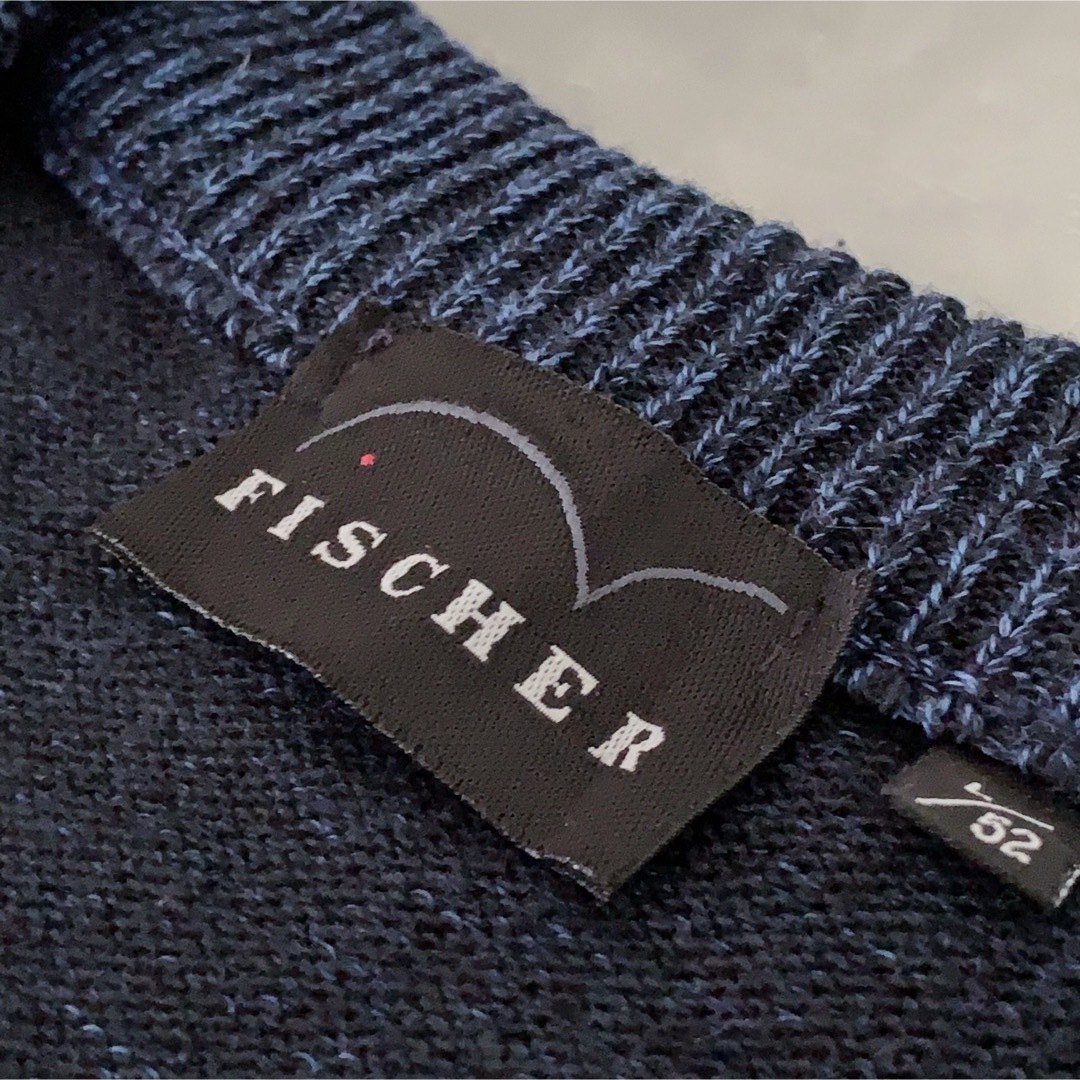 ドイツ製 “FISCHER” Rib Knit Vest / メリノウール混 メンズのトップス(ベスト)の商品写真