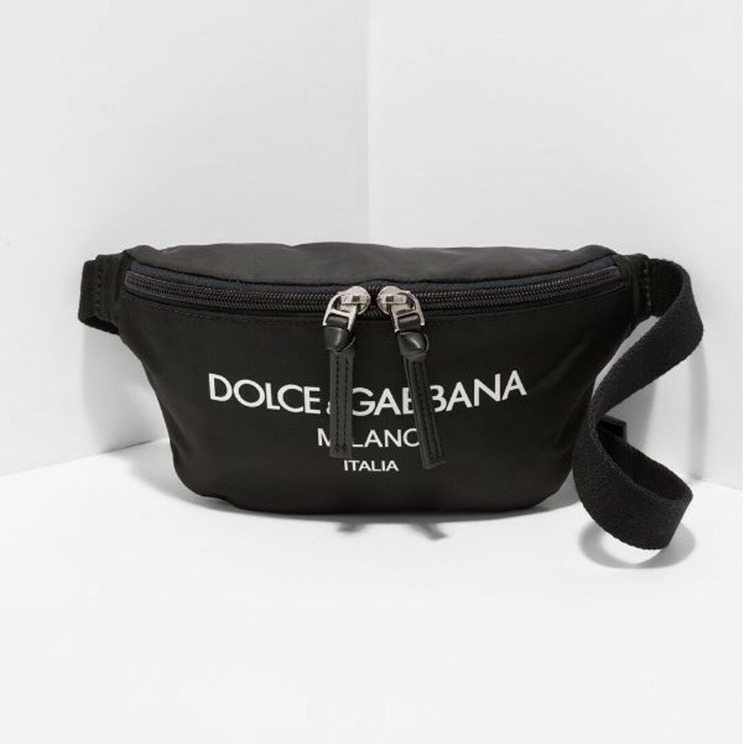 DOLCE&GABBANA(ドルチェアンドガッバーナ)のDolce & Gabbana ボディバッグ  ベルトバッグ ブラック メンズのバッグ(ボディーバッグ)の商品写真