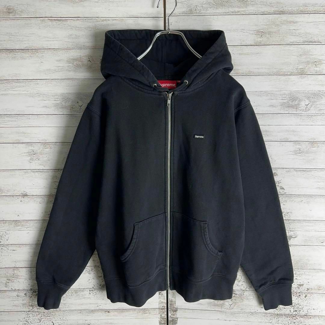 即完品　当日発送　supreme ビックロゴ　ジップパーカー