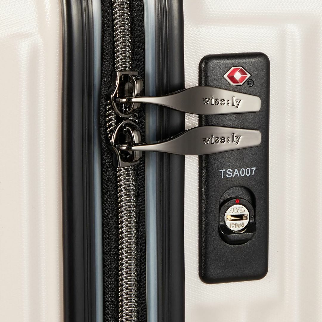 ワイズリー] スーツケース 超軽量 ショック吸収・ストッパー機能双輪 ...