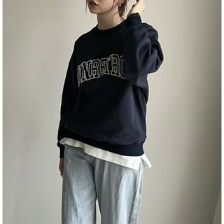 キャナルジーン(CANAL JEAN)の新品 FASHIRUファシル カレッジロゴスウェットcollege sweat(トレーナー/スウェット)