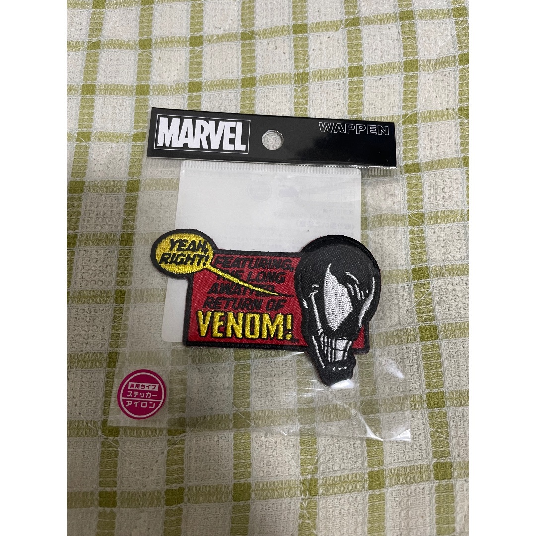 MARVEL(マーベル)のベノム　ワッペン　マーベル　marvel エンタメ/ホビーのアニメグッズ(その他)の商品写真