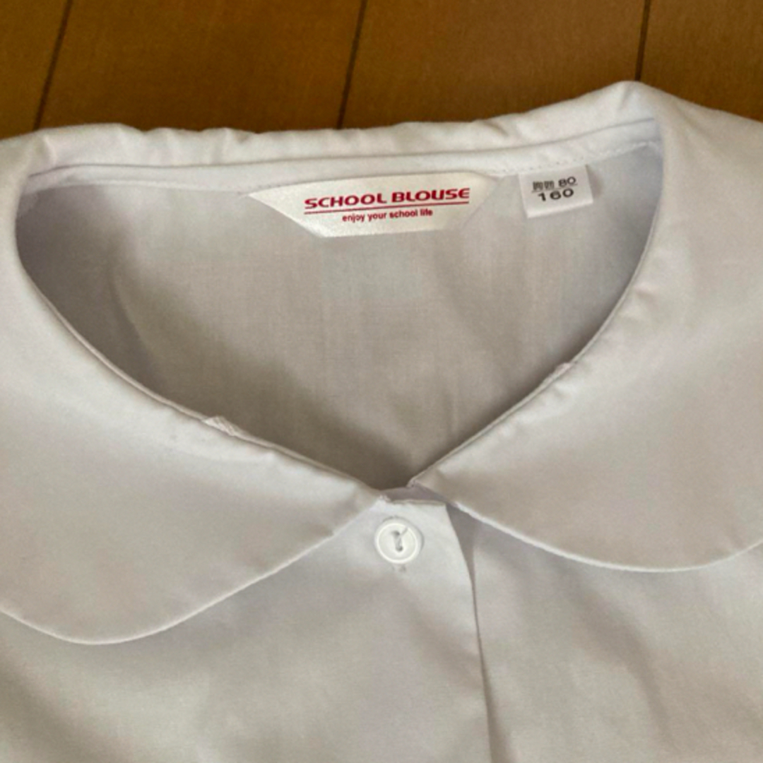 丸襟　長袖シャツ　160cm レディースのトップス(シャツ/ブラウス(長袖/七分))の商品写真