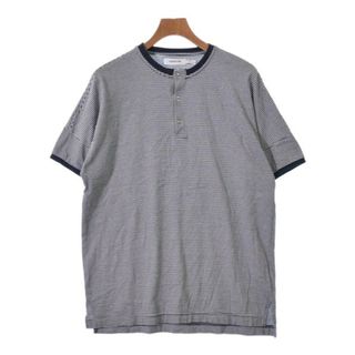 ノンネイティブ(nonnative)のnonnative Tシャツ・カットソー 1(S位) 紺x白(ボーダー) 【古着】【中古】(Tシャツ/カットソー(半袖/袖なし))