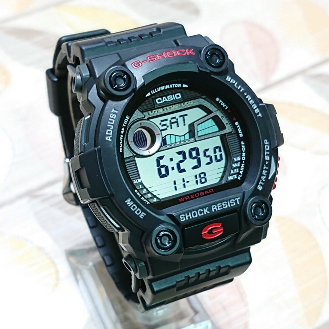 美品【CASIO/G-SHOCK】デジタルQZ メンズ腕時計G-7900-1JF