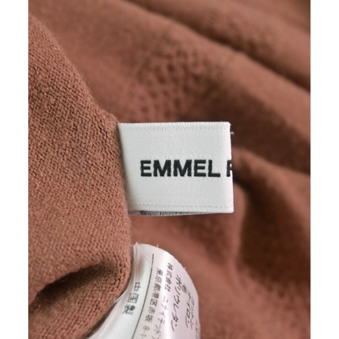 EMMEL REFINES(エメルリファインズ)のEMMEL REFINES エメルリファインズ ワンピース F 茶 【古着】【中古】 レディースのワンピース(ひざ丈ワンピース)の商品写真