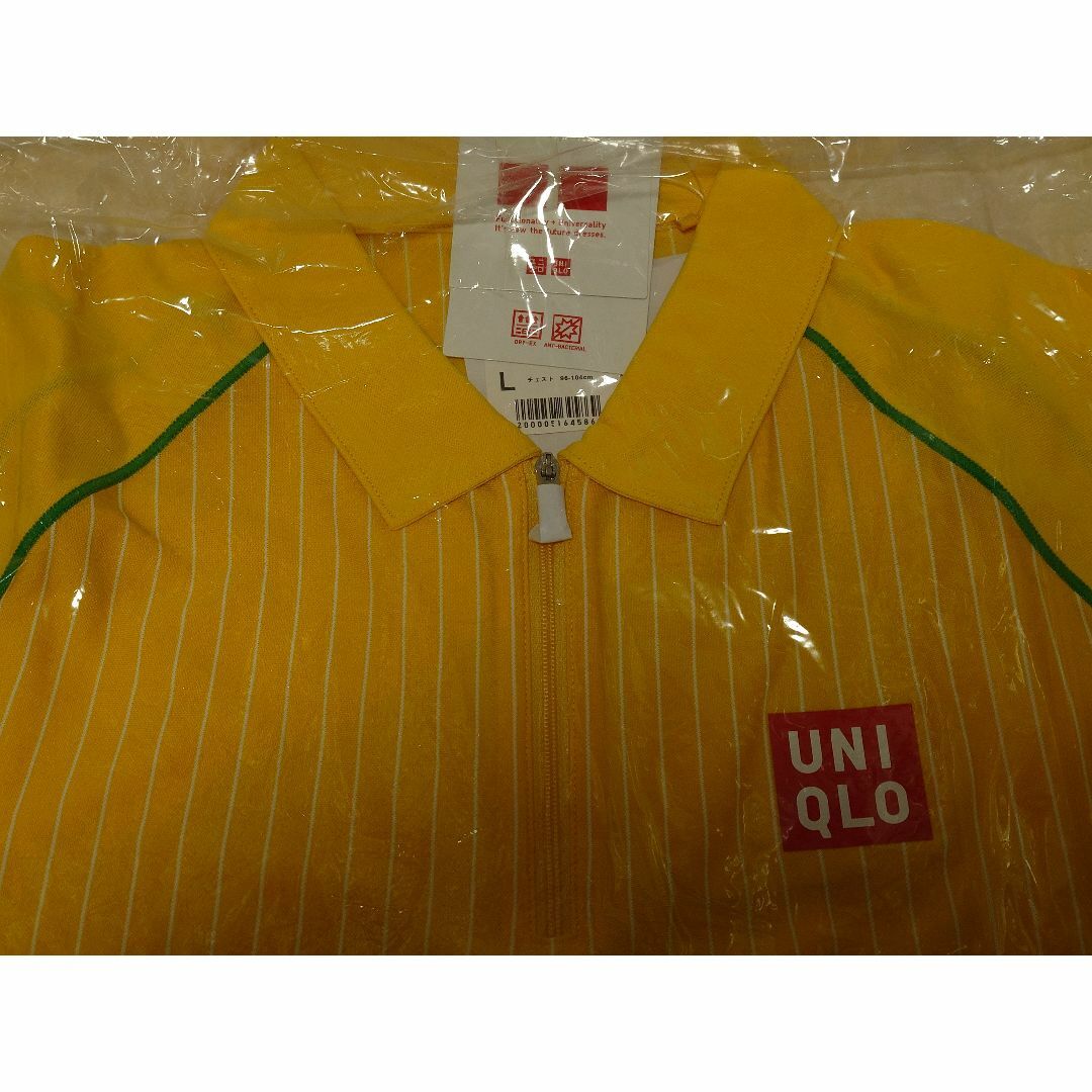 UNIQLO(ユニクロ)の錦織圭選手モデル　ドライEXポロシャツ　サイズL スポーツ/アウトドアのテニス(ウェア)の商品写真