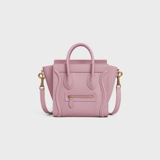 セリーヌ(celine)の新作 新品 CELINE セリーヌ ナノ ラゲージバッグ ペタル ピンク(ハンドバッグ)