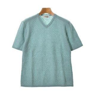 ミッソーニ(MISSONI)のMISSONI ミッソーニ ニット・セーター -(L位) 水色 【古着】【中古】(ニット/セーター)