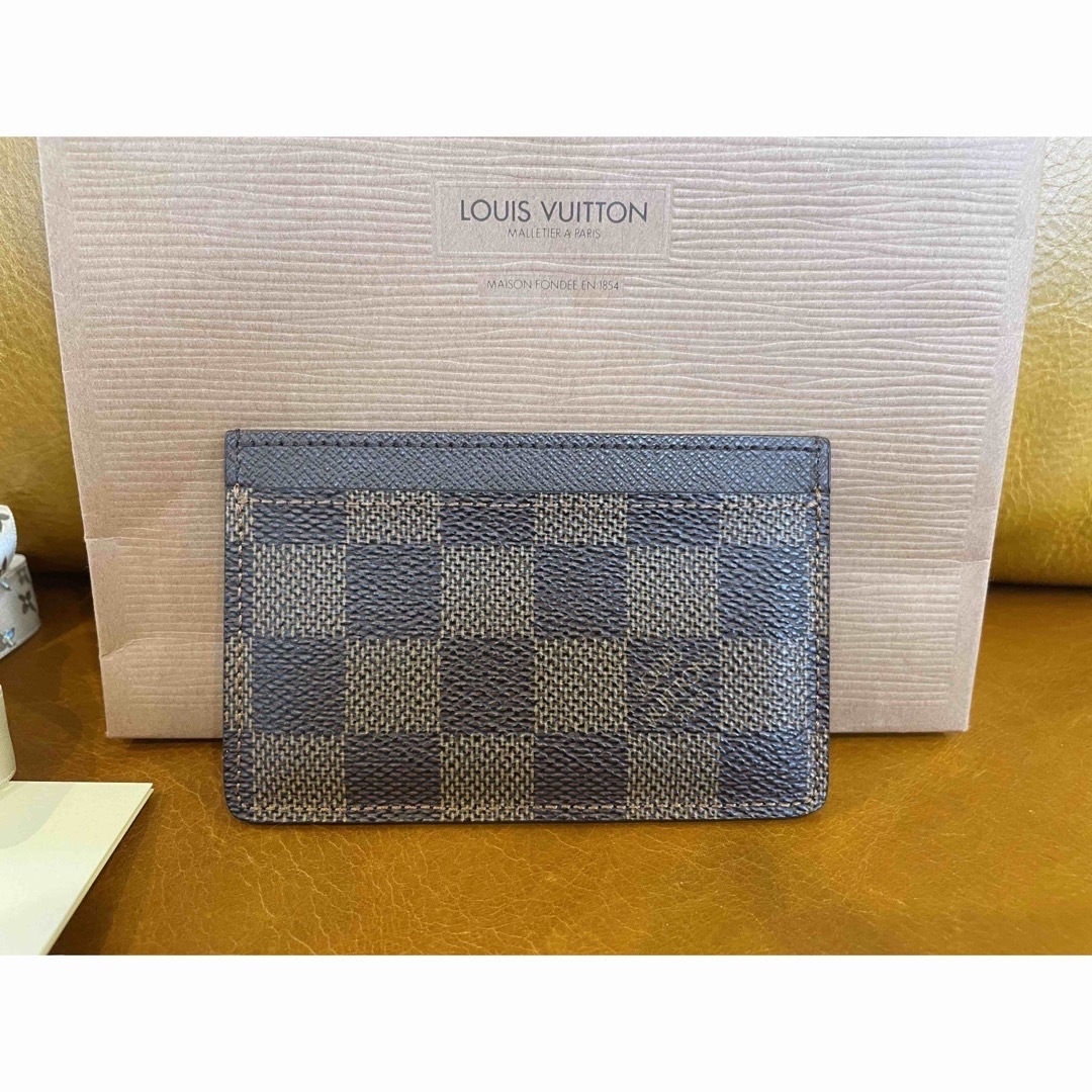 LOUIS VUITTON - ルイヴィトン ダミエ柄 カードケース 名刺入れ 美品の