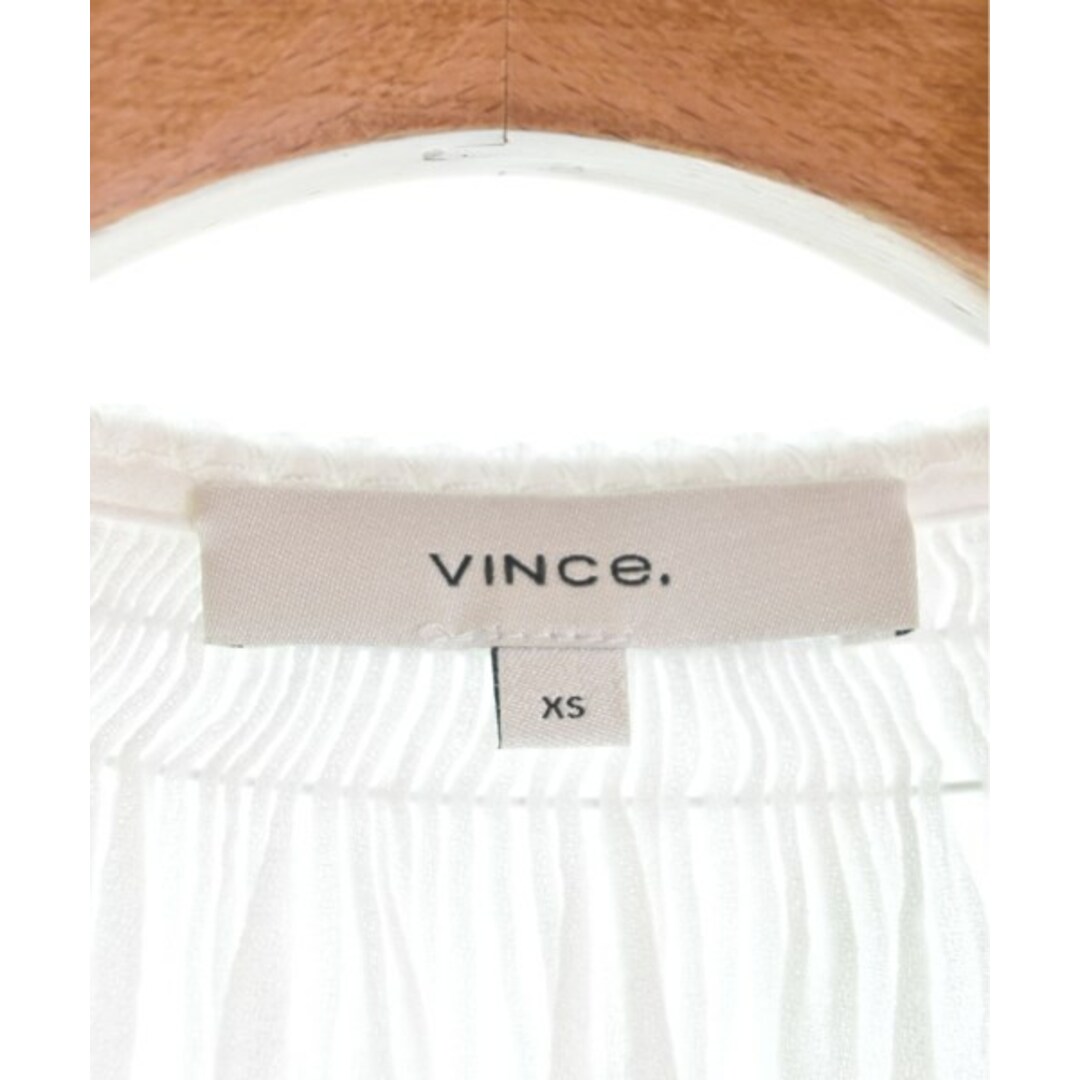 Vince(ビンス)のVince ヴィンス ワンピース XS 白 【古着】【中古】 レディースのワンピース(ひざ丈ワンピース)の商品写真