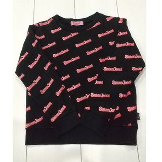 ジェニィ(JENNI)のシスタージェニー トレーナー 子供 キッズ 120 黒 綿100％ カットソー(Tシャツ/カットソー)