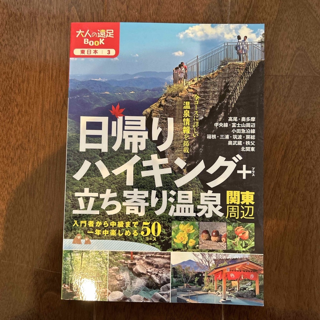 日帰りハイキング＋立ち寄り温泉関東周辺 エンタメ/ホビーの本(地図/旅行ガイド)の商品写真