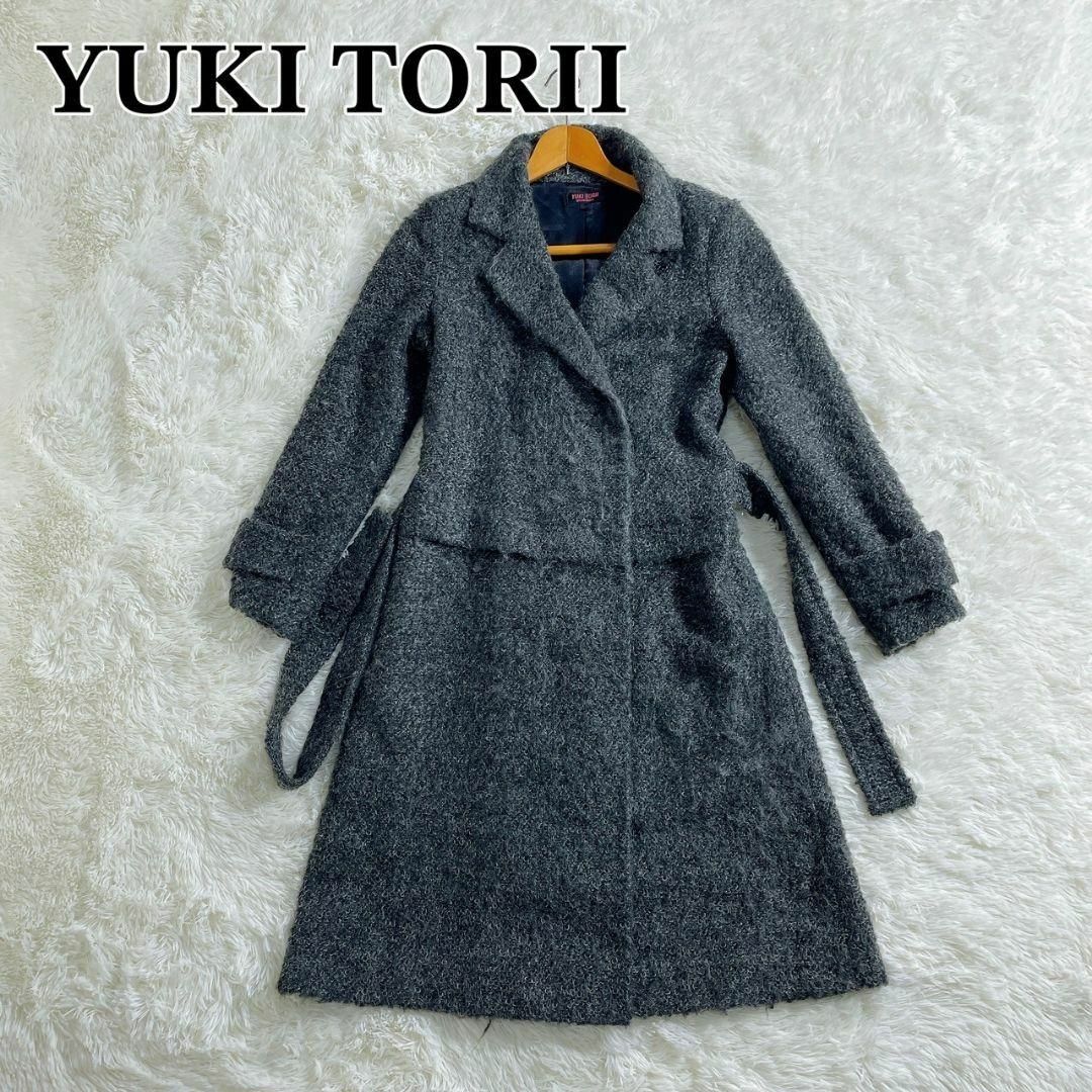 YUKI TORII INTERNATIONAL - ◇美品 YUKI TORII モヘヤ混 ベルテッド