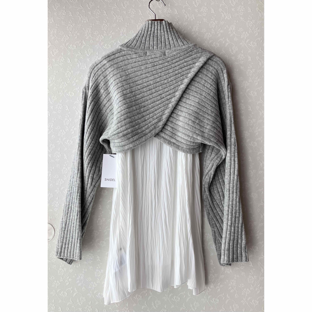 SNIDEL - 《新品タグ付き》スナイデル クロップドニット SNIDEL - 《新品タグ付き》スナイデル クロップドニット