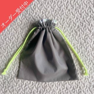 オーダー受付中【handmade】巾着袋S リバティ　口フリル(ランチボックス巾着)