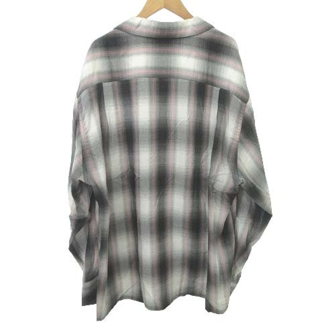 WACKO MARIA - ワコマリア 22ss オンブレチェック シャツ XL グレー