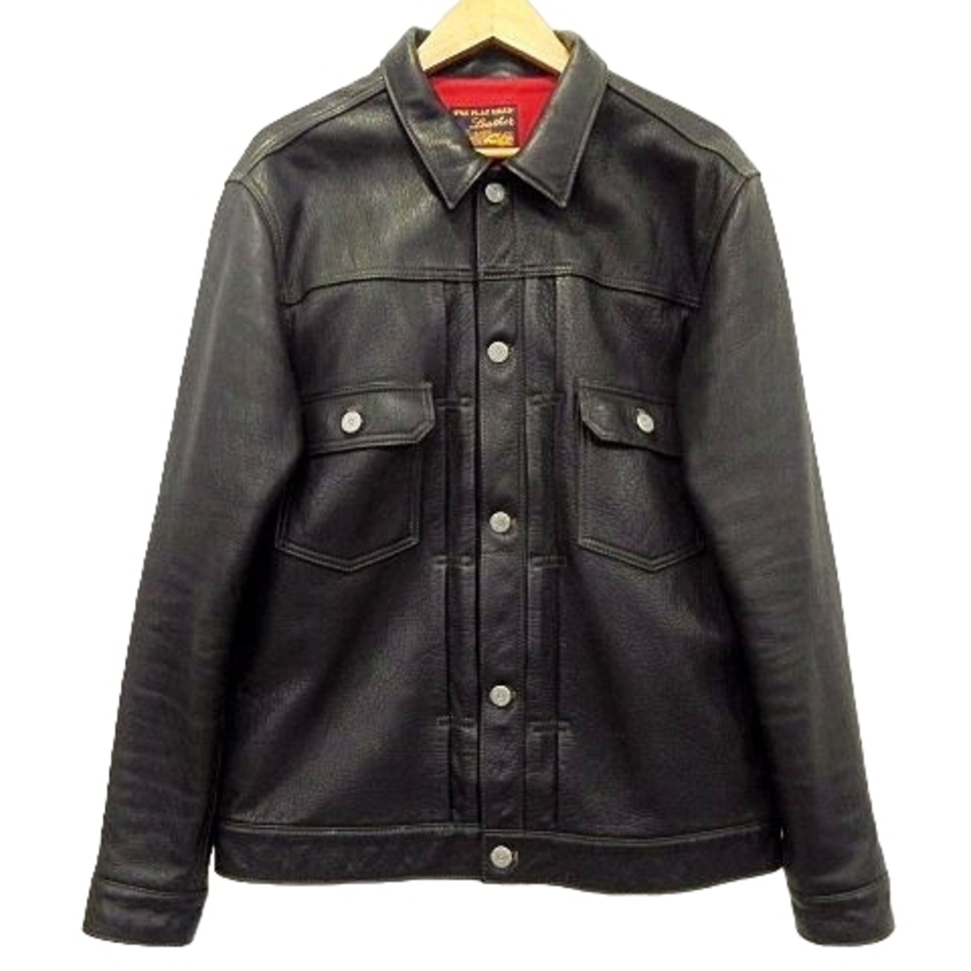 THE FLAT HEAD(フラットヘッド)のザフラットヘッド 22SS ディアスキン 50'sジャケット 42 ■GY09 メンズのジャケット/アウター(ブルゾン)の商品写真