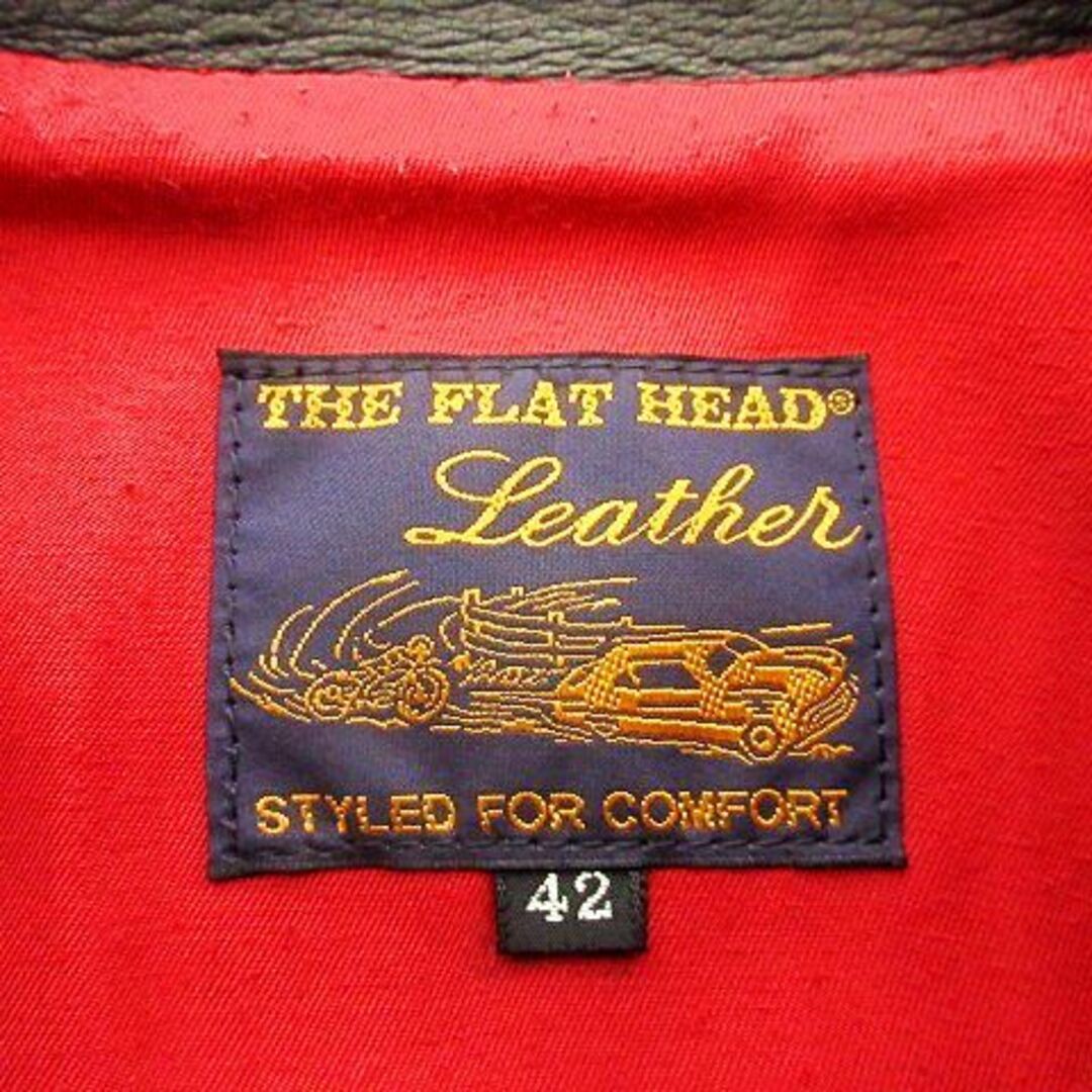 THE FLAT HEAD(フラットヘッド)のザフラットヘッド 22SS ディアスキン 50'sジャケット 42 ■GY09 メンズのジャケット/アウター(ブルゾン)の商品写真