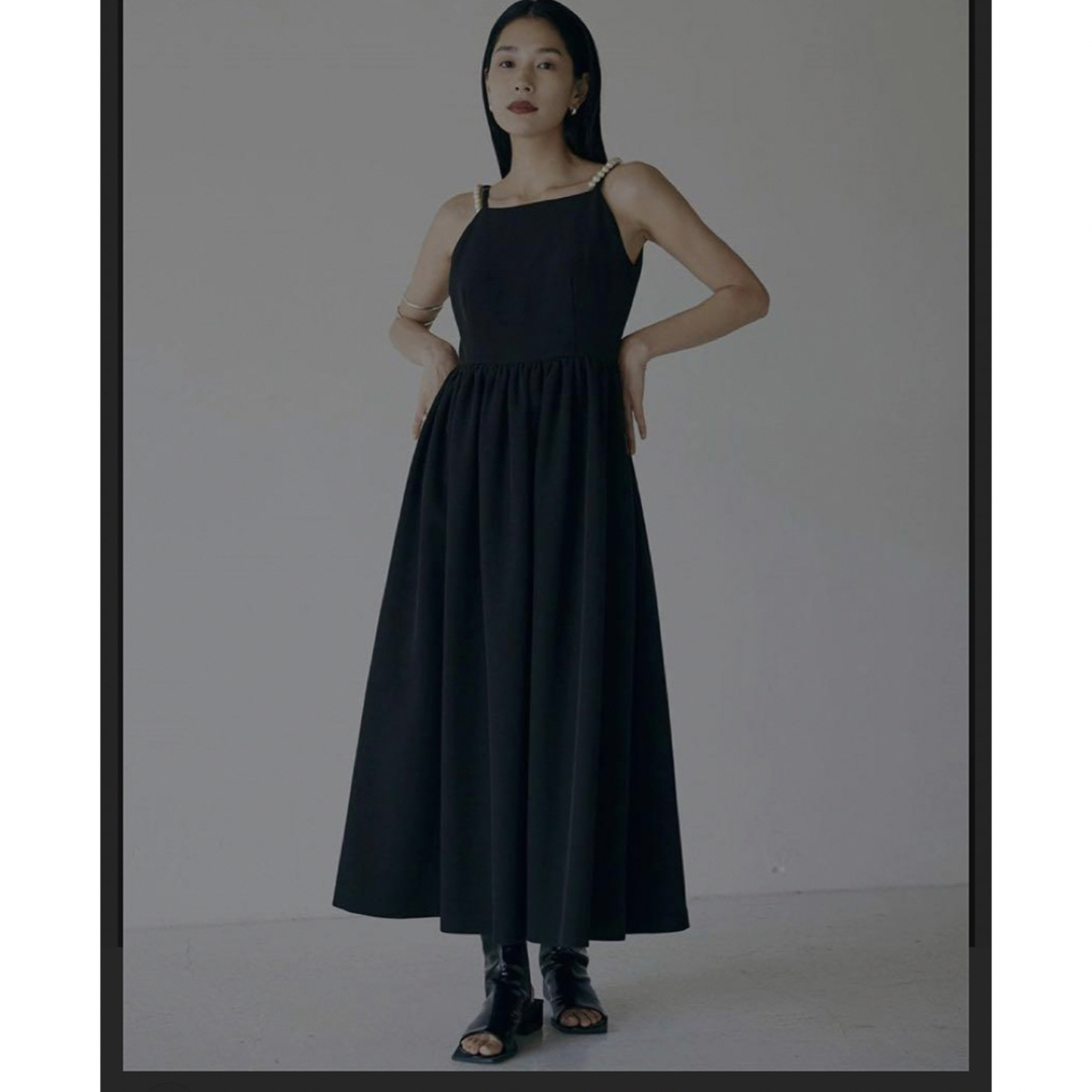 アメリ AMERI MEDI PEARL STRAP DRESS サイズM