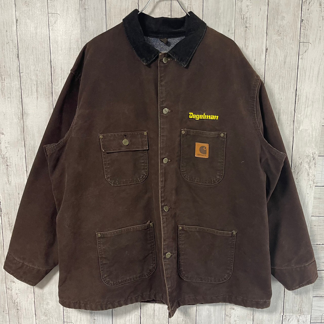 carhartt カーハート デトロイトジャケット XL ダック 企業 刺繍