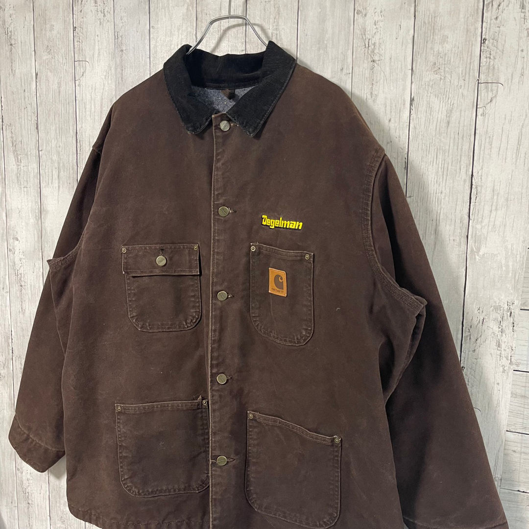 carhartt カーハート デトロイトジャケット XL ダック 企業 刺繍