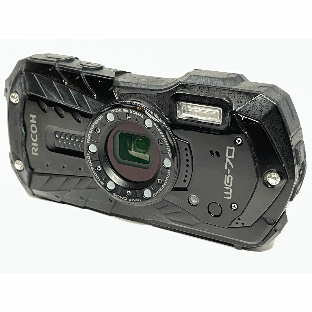 RICOH(リコー)のリコー WG-70 ブラック スマホ/家電/カメラのカメラ(コンパクトデジタルカメラ)の商品写真
