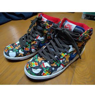 ナイキ(NIKE)のNIKE SB DUNK HIGH クリスマス(スニーカー)