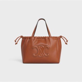 セリーヌ(celine)の新品 CELINE セリーヌ スモール カバ ハンドバッグ トリオンフ タン(ハンドバッグ)