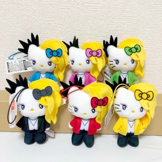 サンリオ(サンリオ)の【匿名発送】新品 yoshikitty マスコット ぬいぐるみ 全6種セット(ぬいぐるみ)