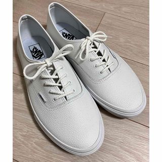 ヴァンズ(VANS)の【新品】AUTHENTIC V44CF LEA WHITE 29cm(スニーカー)