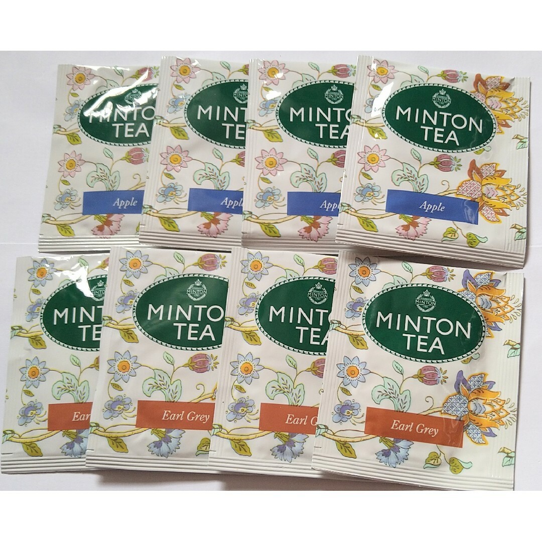 MINTON(ミントン)のMINTON ミントン 紅茶ティーバッグ★8個 アールグレイ アップル 2023 食品/飲料/酒の飲料(茶)の商品写真