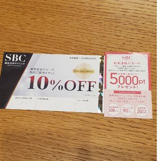 湘南美容　10%offクーポン・紹介カード　セット(その他)