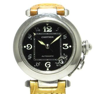 カルティエ(Cartier)のカルティエ 腕時計 パシャC W31043M7 黒(腕時計)