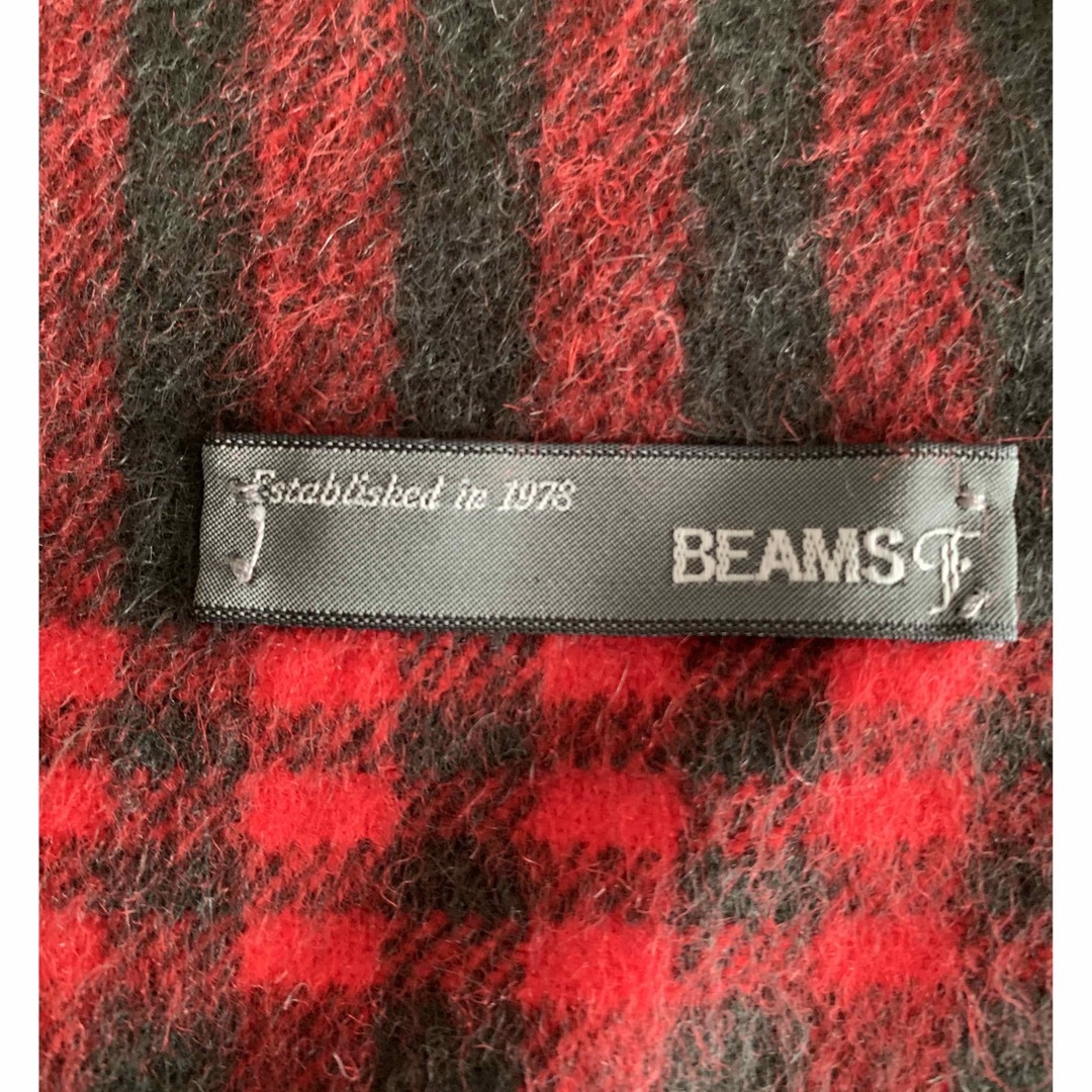 BEAMS(ビームス)のBEAMS  格子柄マフラー レディースのファッション小物(マフラー/ショール)の商品写真