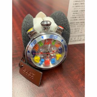 ガガミラノ(GaGa MILANO)のGaGaMILANO ガガミラノ 腕時計 6050.1 ホワイトラバー 48MM(腕時計(アナログ))