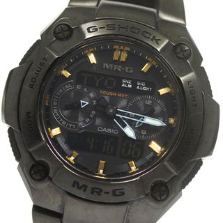 カシオ(CASIO)のカシオ CASIO G-SHOCK MR-G MRG-7700B-1AJF ソーラー電波 メンズ 良品 _779548(腕時計(アナログ))