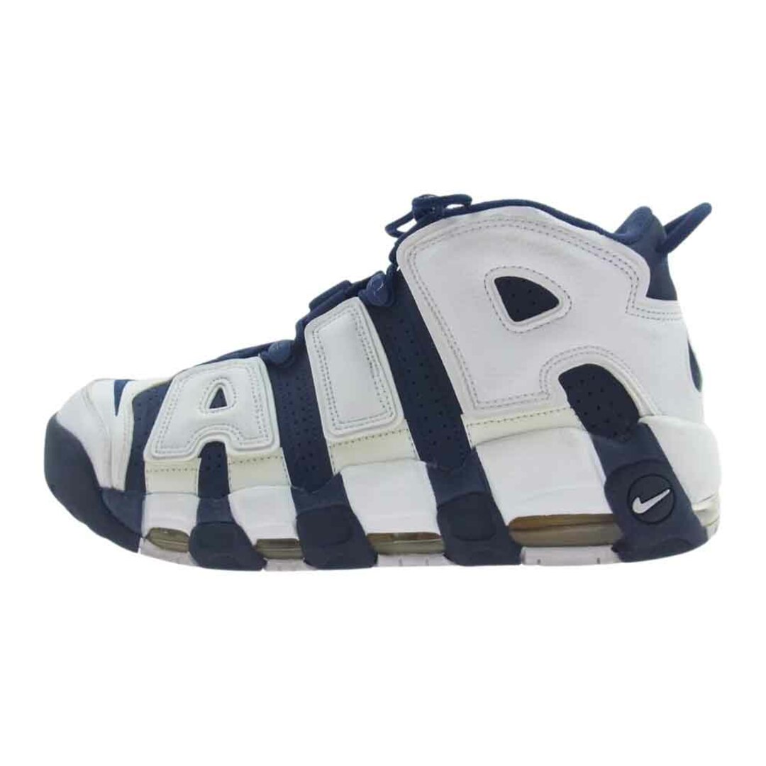 27cmアウトソールNIKE ナイキ スニーカー 414962 104 AIR MORE UPTEMPO エア モア アップテンポ スニーカー オリンピック スニーカー ホワイト系 ネイビー系 27cm